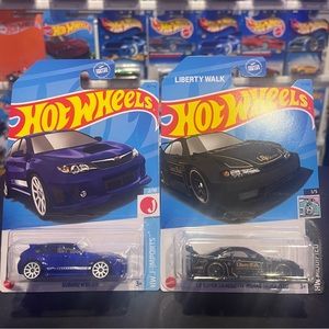 Hot Wheels Subaru WRX STI & Nissan Silvia S15 - 2022 HW J-Imports & Modified